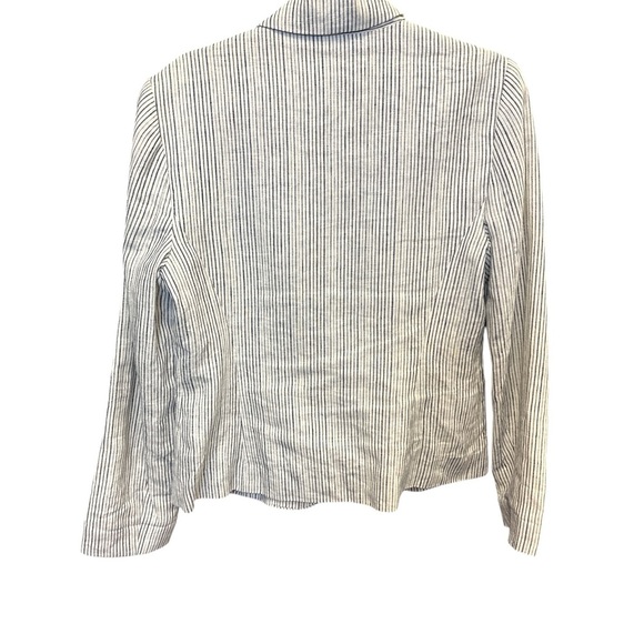 Anthropology Cartonier, Blue and White Striped Blazer by anthropology - Picture 3 of 16